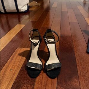 Pelle Moda Kacey Evening Sandal Black Suede